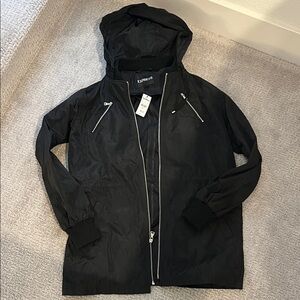Express Women’s Black Jacket with Hood